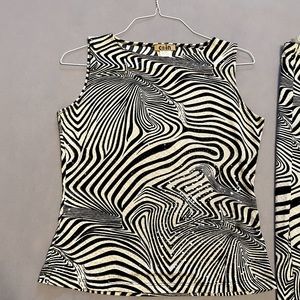 Sleeveless skirt set